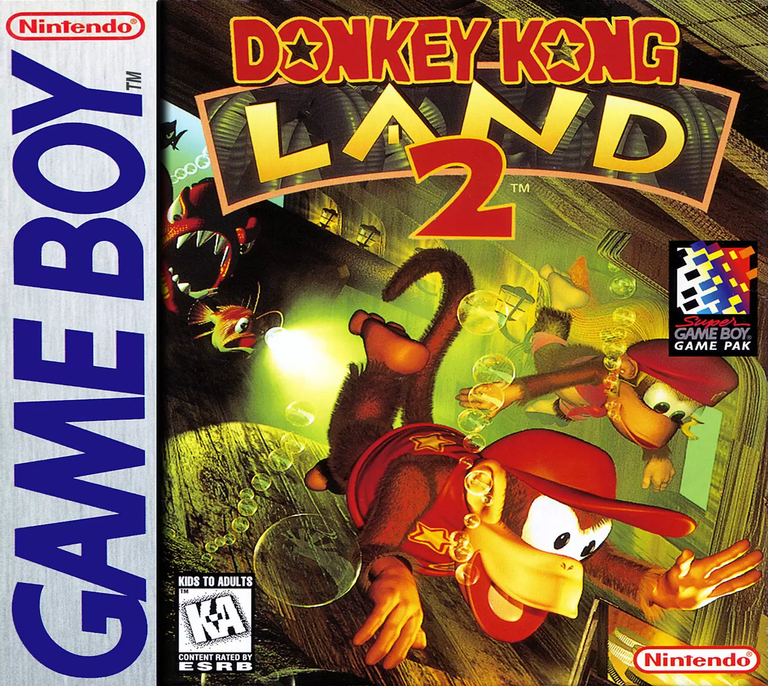 Jeux Game Boy - Donkey Kong Land 2