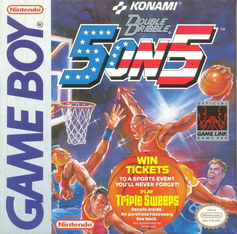 Jeux Game Boy - Double Dribble: 5 on 5