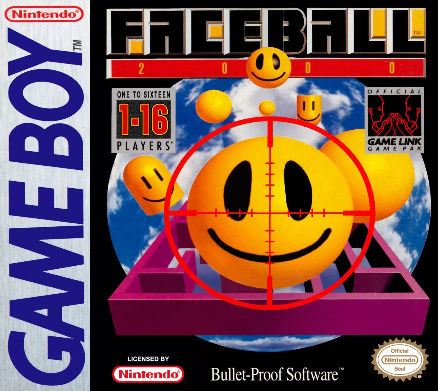 Game Boy Games - Faceball 2000