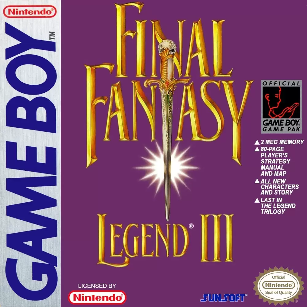 Jeux Game Boy - Final Fantasy Legend III