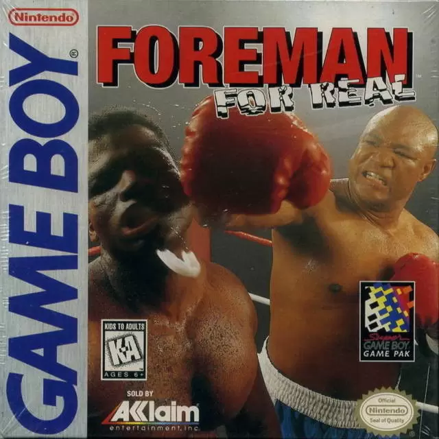 Game Boy Games - Foreman For Real