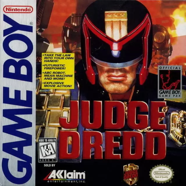 Game Boy Games - Judge Dredd