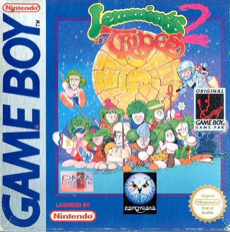 Game Boy Games - Lemmings 2: The Tribes
