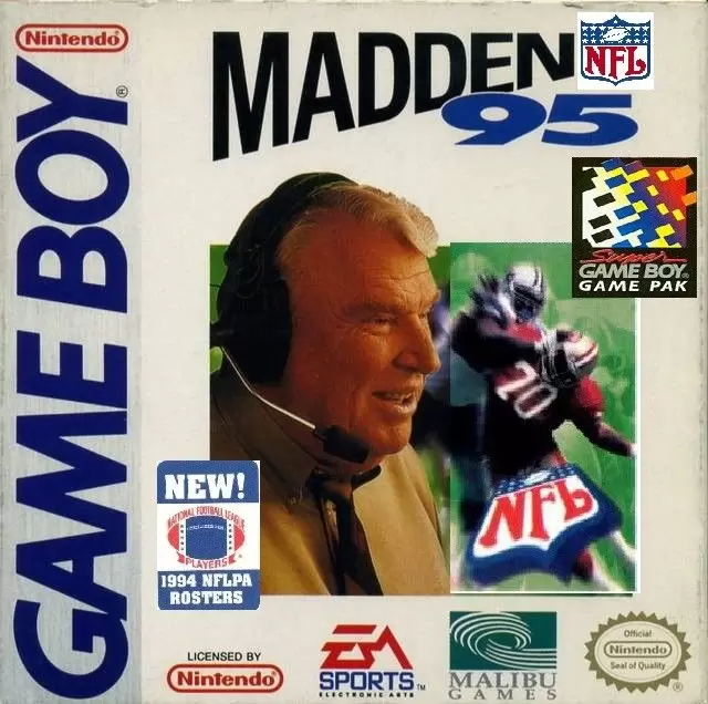 Game Boy Games - Madden 95