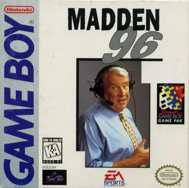 Jeux Game Boy - Madden 96
