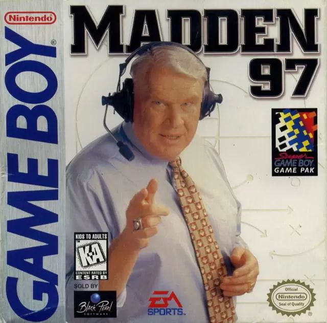 Game Boy Games - Madden 97
