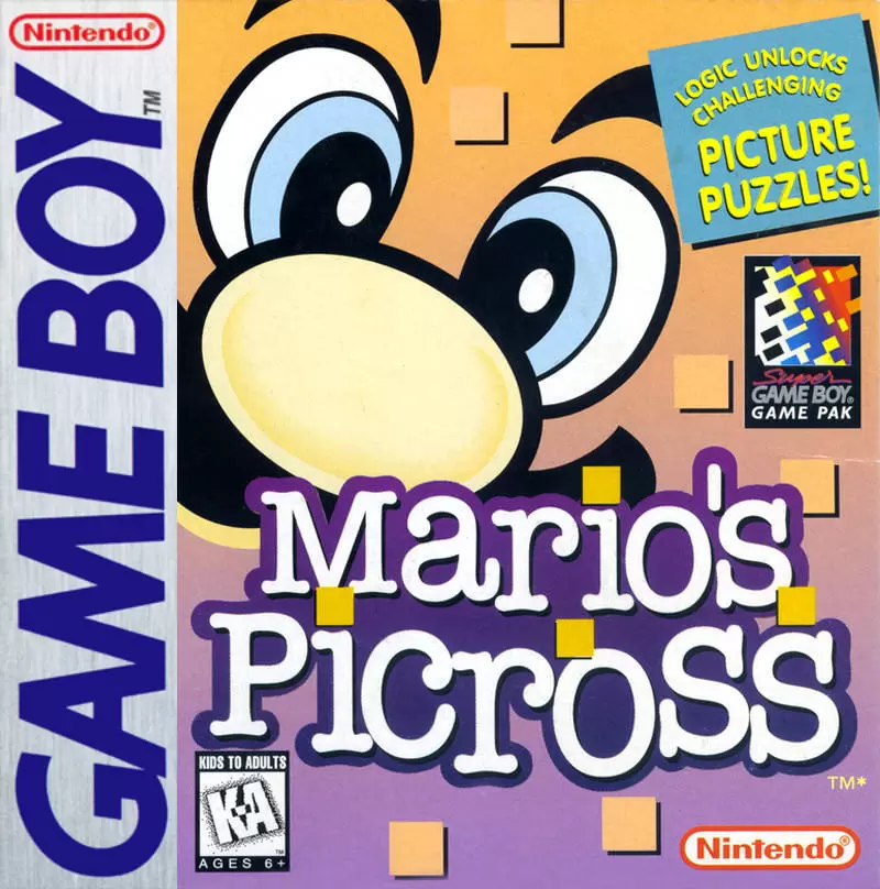 Jeux Game Boy - Mario\'s Picross
