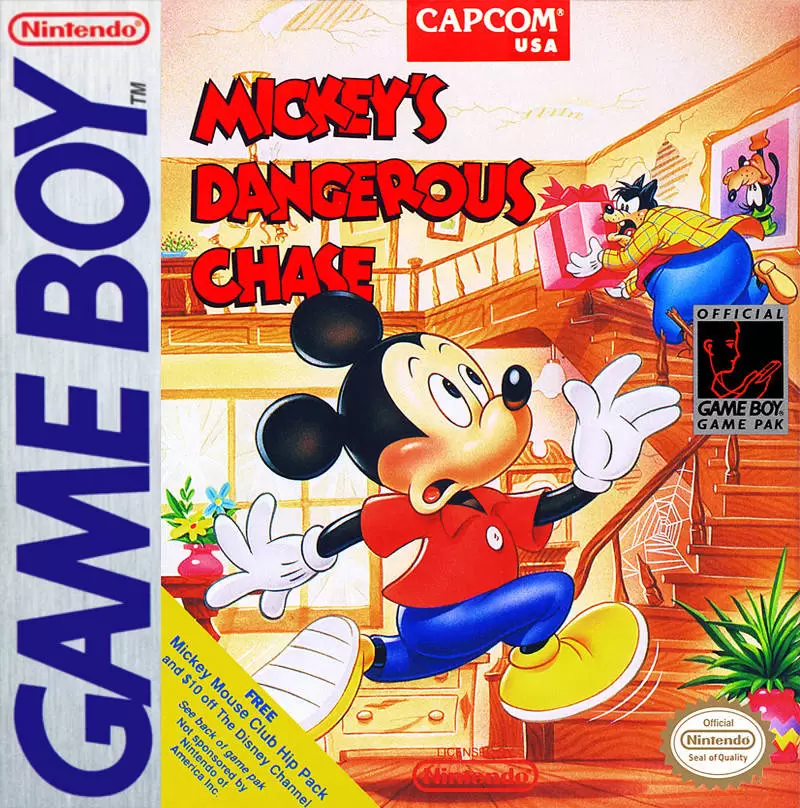 Jeux Game Boy - Mickey\'s Dangerous Chase