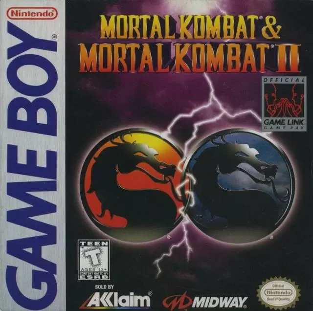 Game Boy Games - Mortal Kombat & Mortal Kombat II