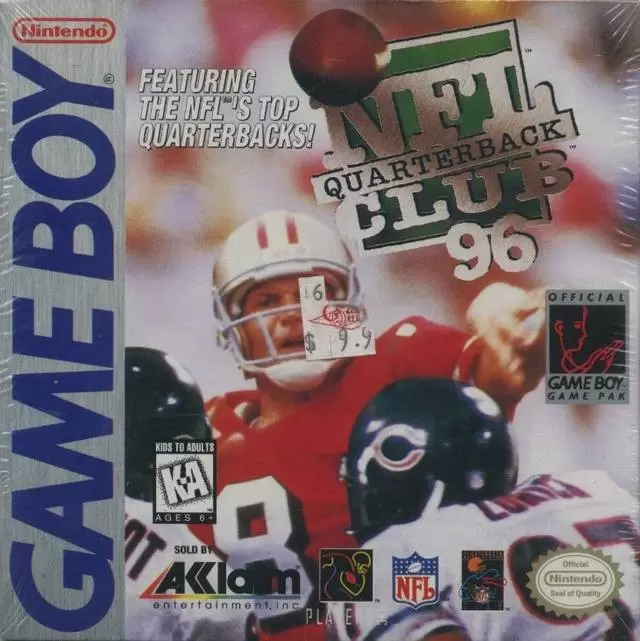 Game Boy Games - NFL Quarterback Club 96
