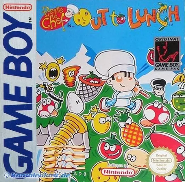 Game Boy Games - Pierre le Chef is... Out to Lunch