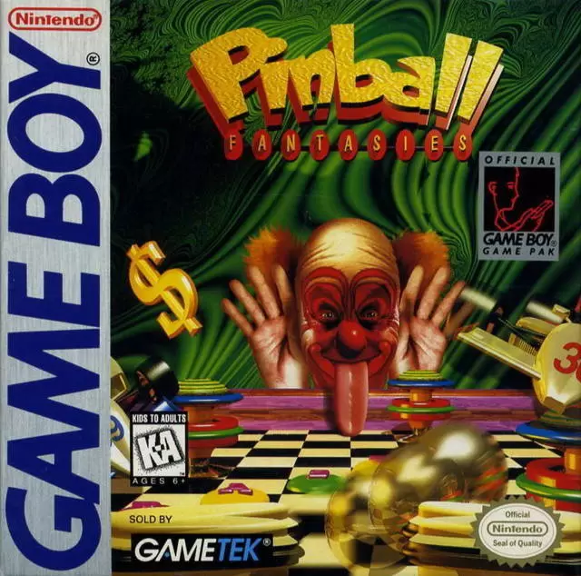 Jeux Game Boy - Pinball Fantasies