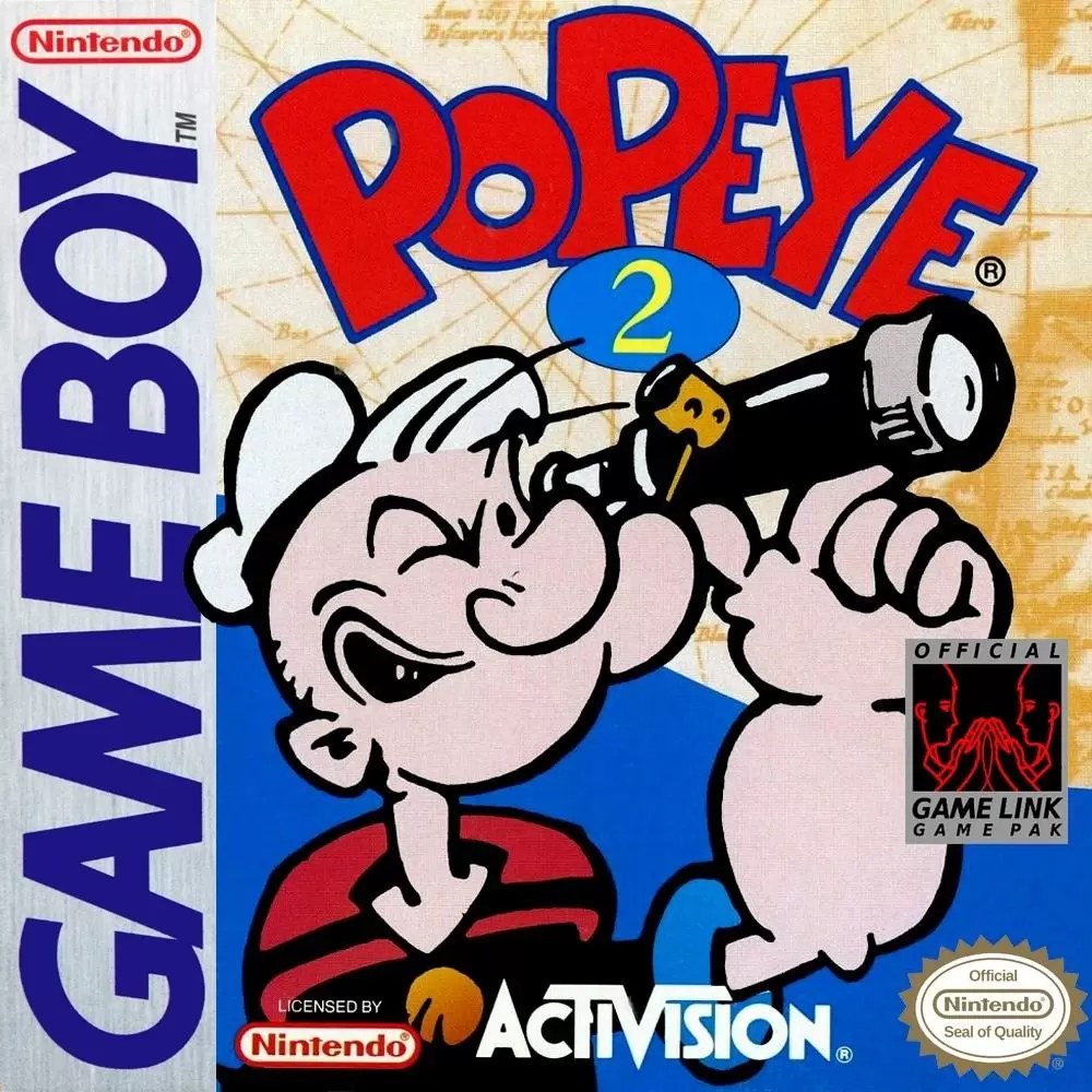 Jeux Game Boy - Popeye 2