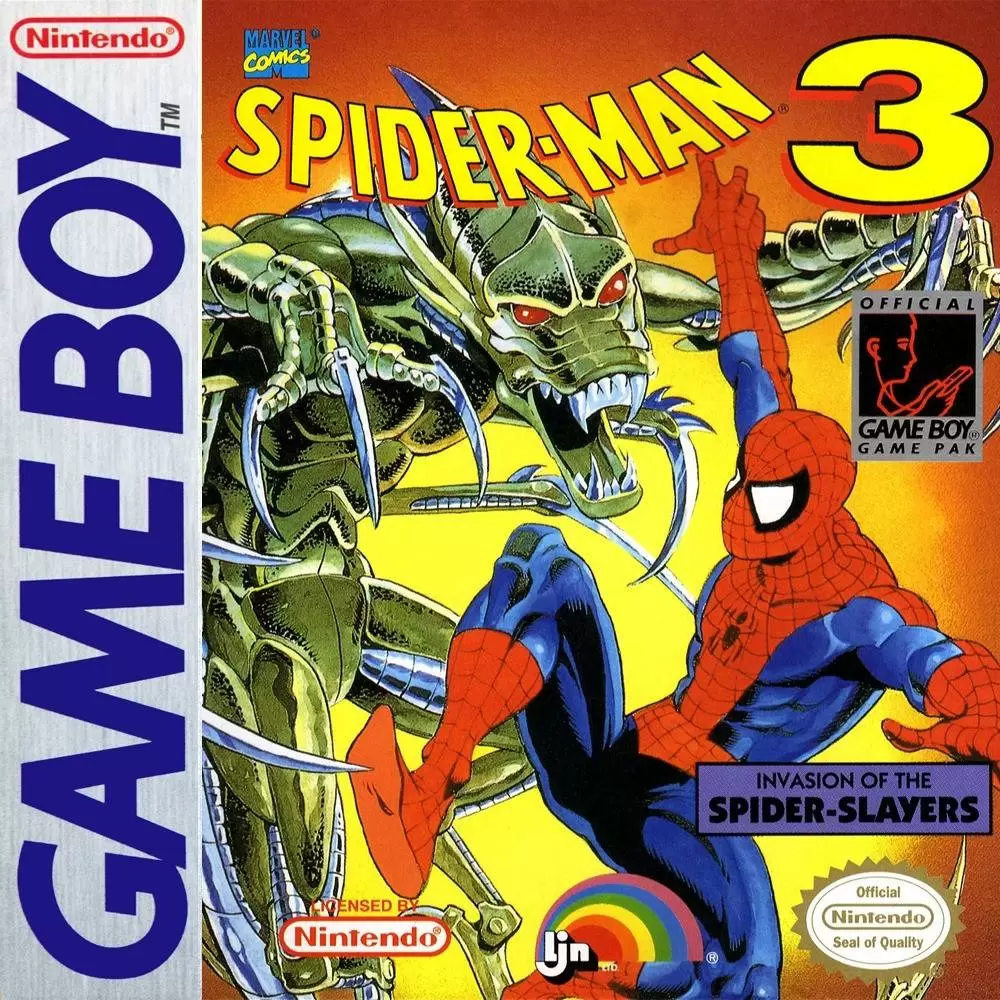 Game Boy Games - Spider-Man 3: Invasion of Spider-Slayers