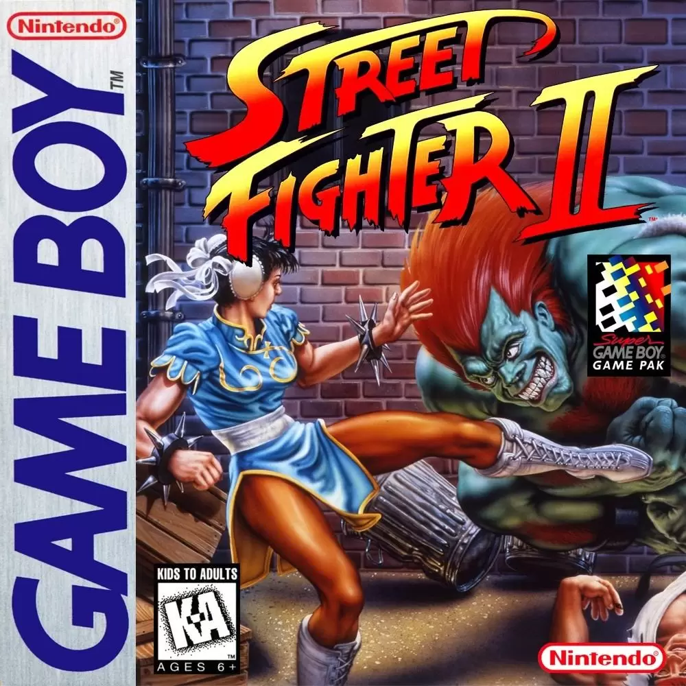Jeux Game Boy - Street Fighter II: The World Warrior