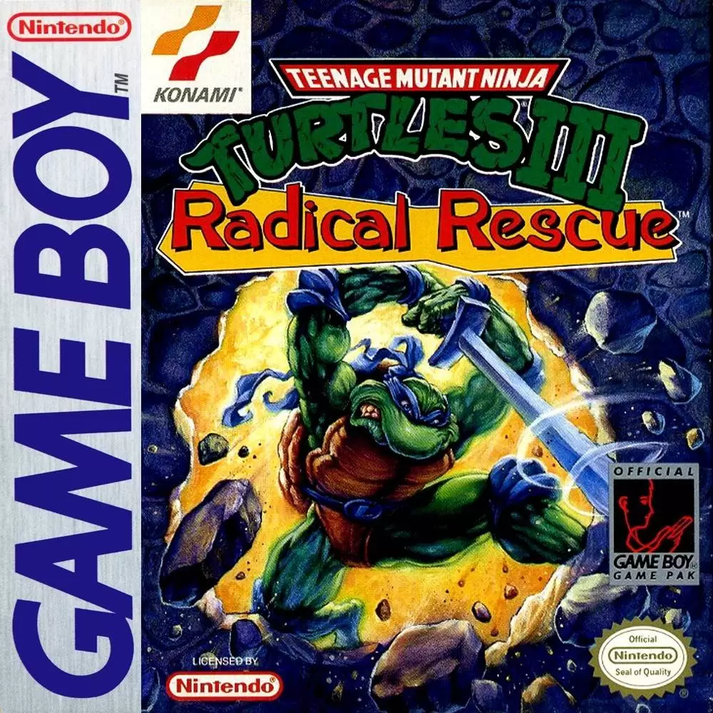 Game Boy Games - Teenage Mutant Ninja Turtles III: Radical Rescue