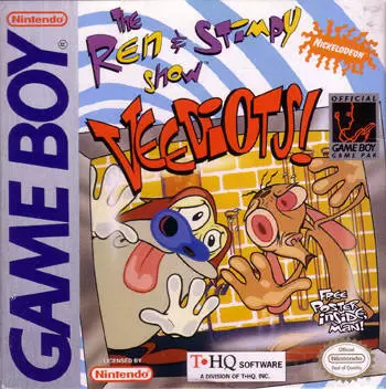 Jeux Game Boy - The Ren & Stimpy Show: Veediots!