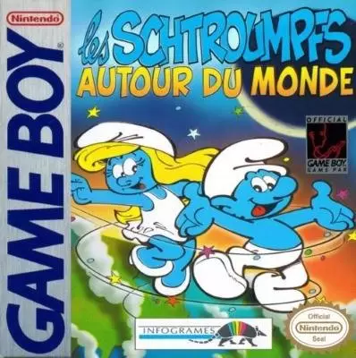 Jeux Game Boy - The Smurfs Travel The World