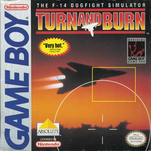 Game Boy Games - Turn and Burn: The F-14 Dogfight Simulator