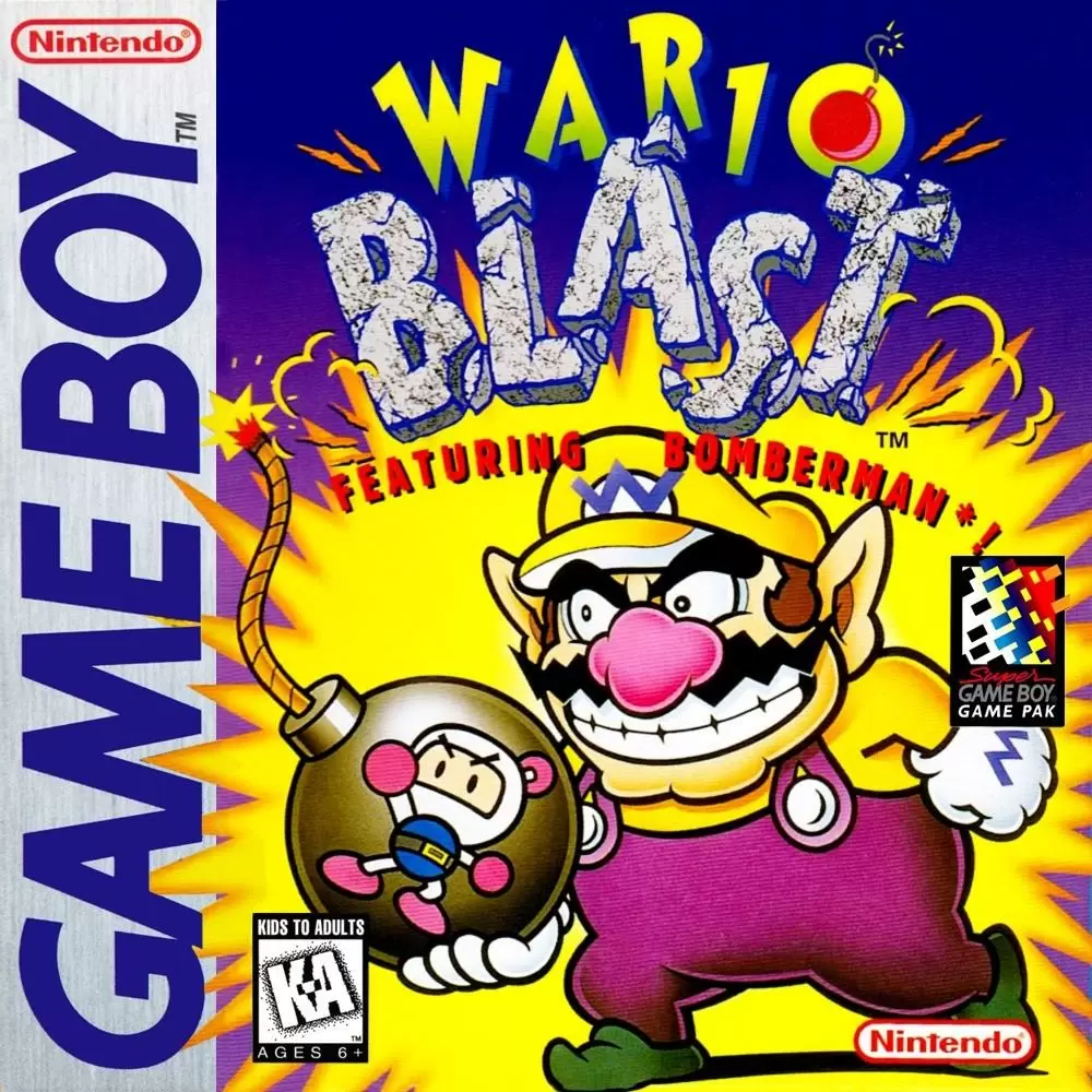 Game Boy Games - Wario Blast: Featuring Bomberman!