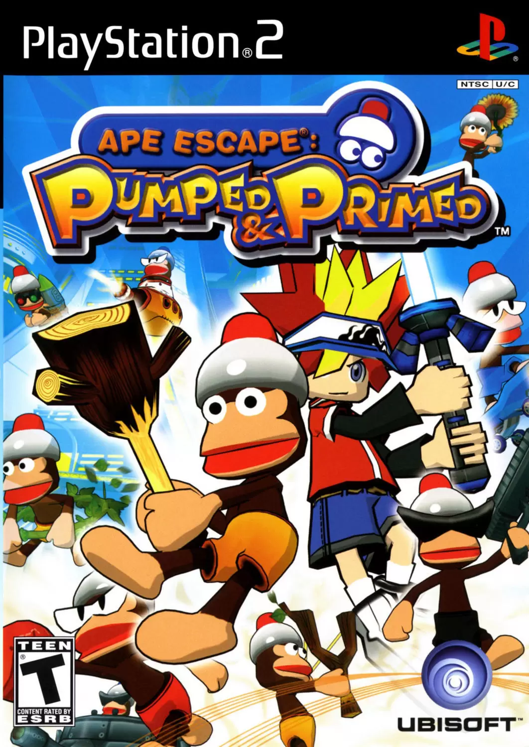PS2 Games - Ape Escape: Pumped & Primed