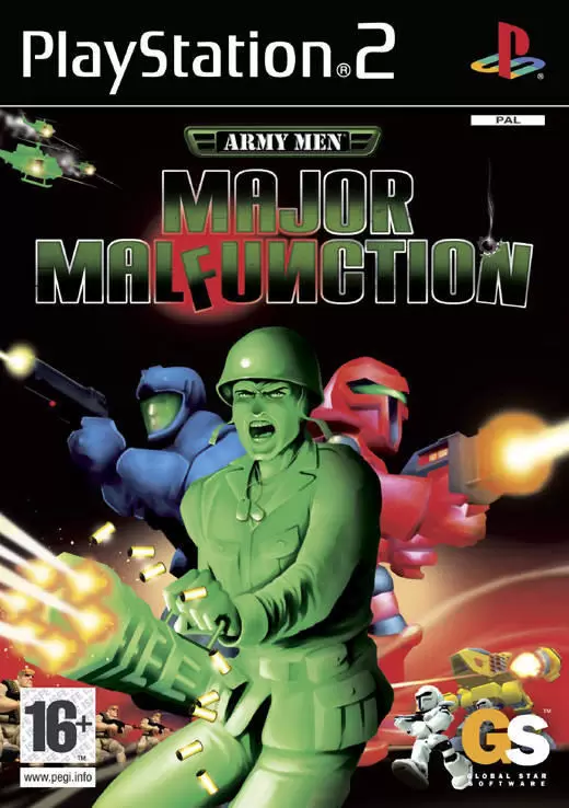 PS2 Games - Army Men Major Malfunction