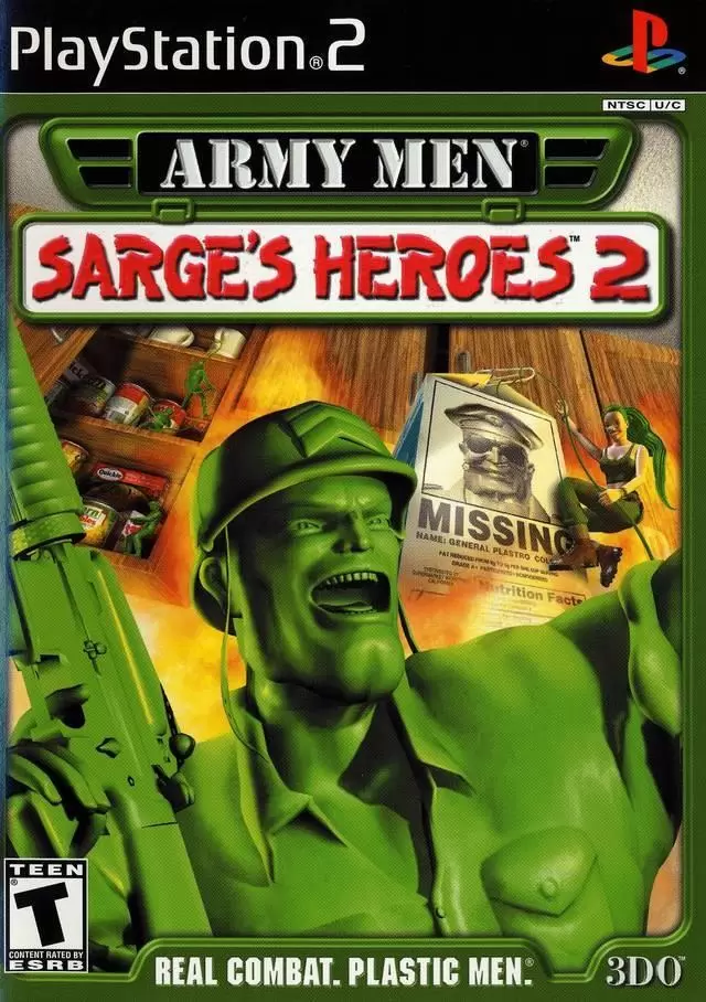 PS2 Games - Army Men: Sarge\'s Heroes 2