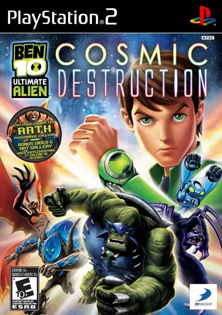 Jeux PS2 - Ben 10: Ultimate Alien Cosmic Destruction