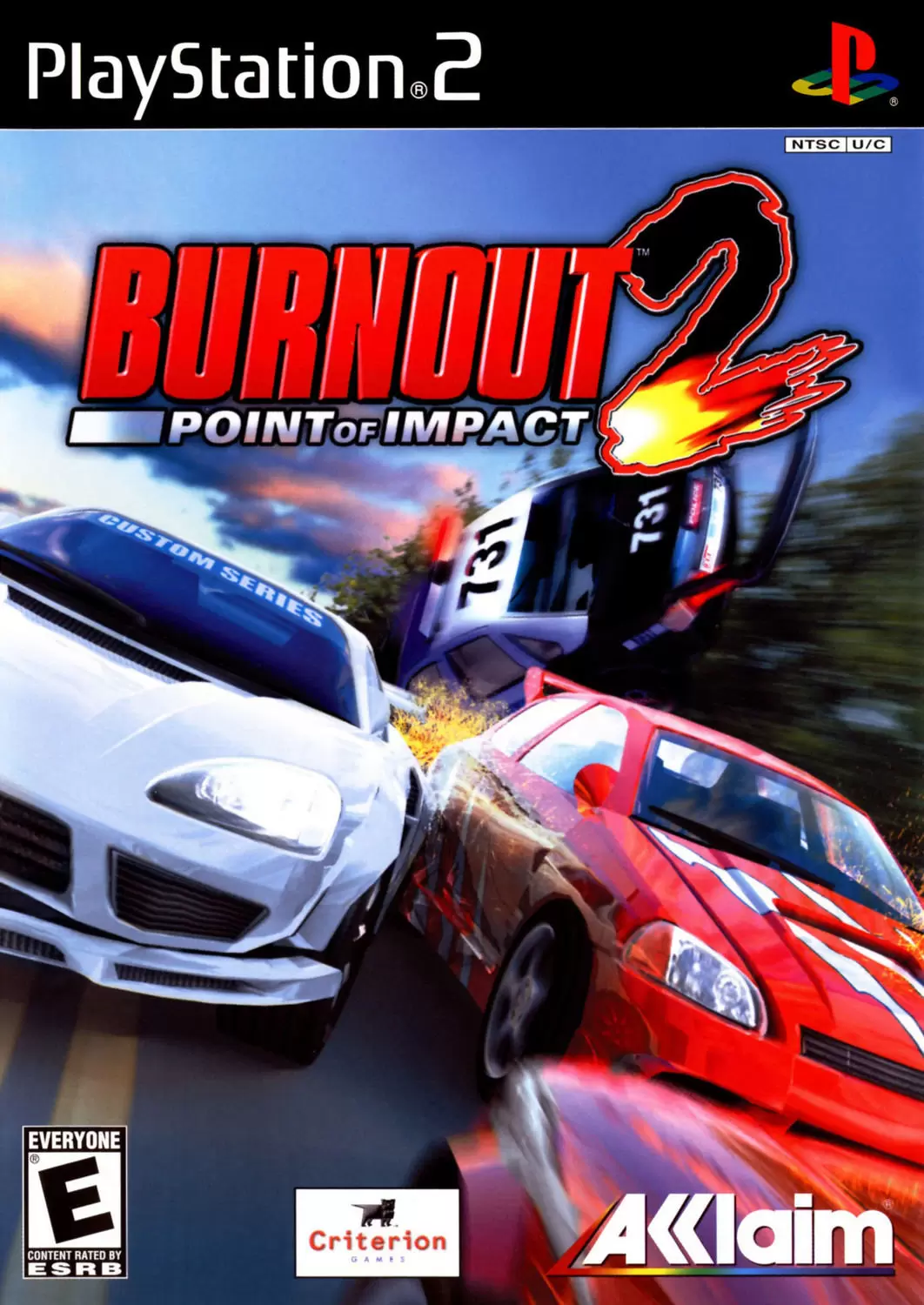 PS2 Games - Burnout 2: Point of Impact