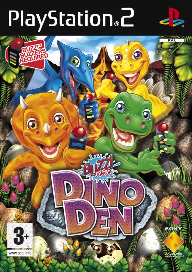 PS2 Games - Buzz! Junior: Dino Den