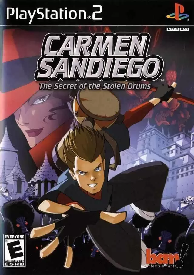 Jeux PS2 - Carmen Sandiego: The Secret of the Stolen Drums