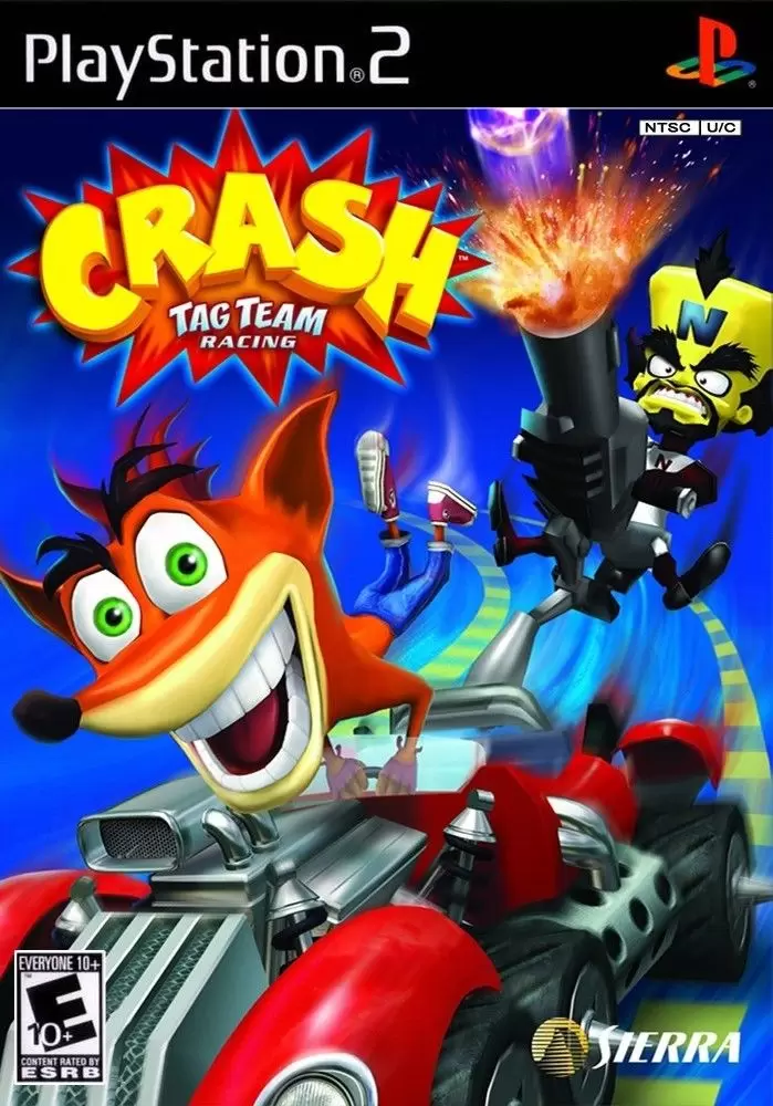 PS2 Games - Crash Tag Team Racing