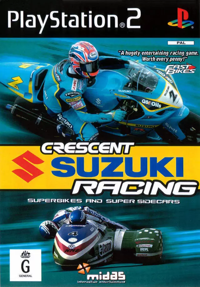 Jeux PS2 - Crescent Suzuki Racing