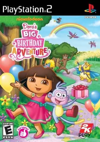 PS2 Games - Dora the Explorer: Dora\'s Big Birthday Adventure