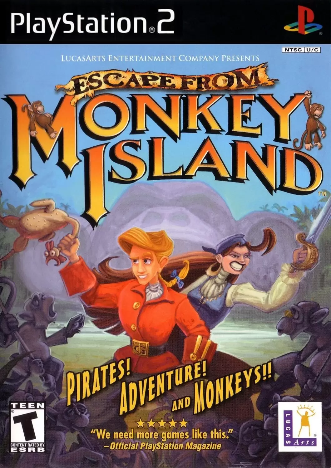 PS2 Games - Escape from Monkey Island