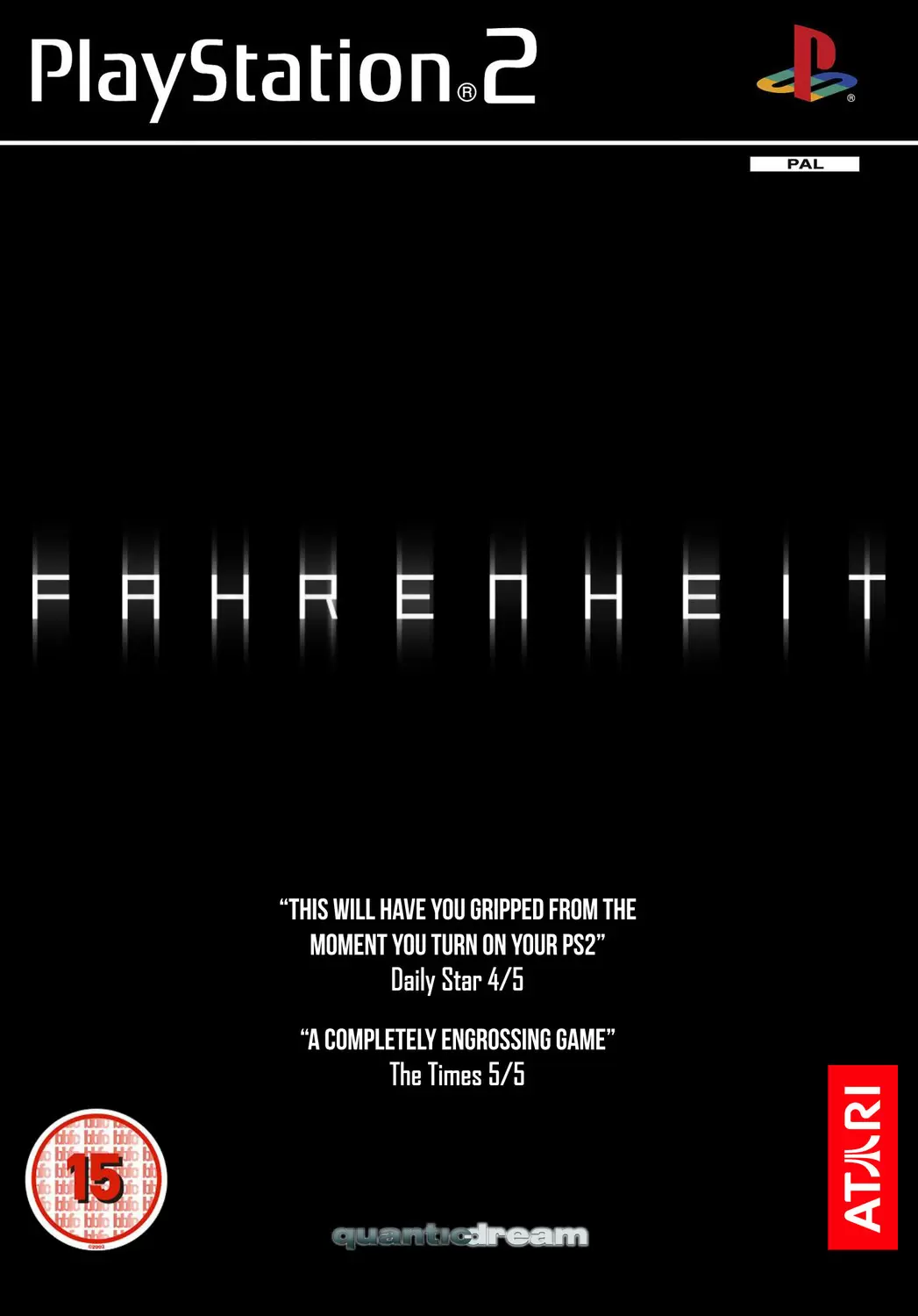 PS2 Games - Fahrenheit: Special Edition