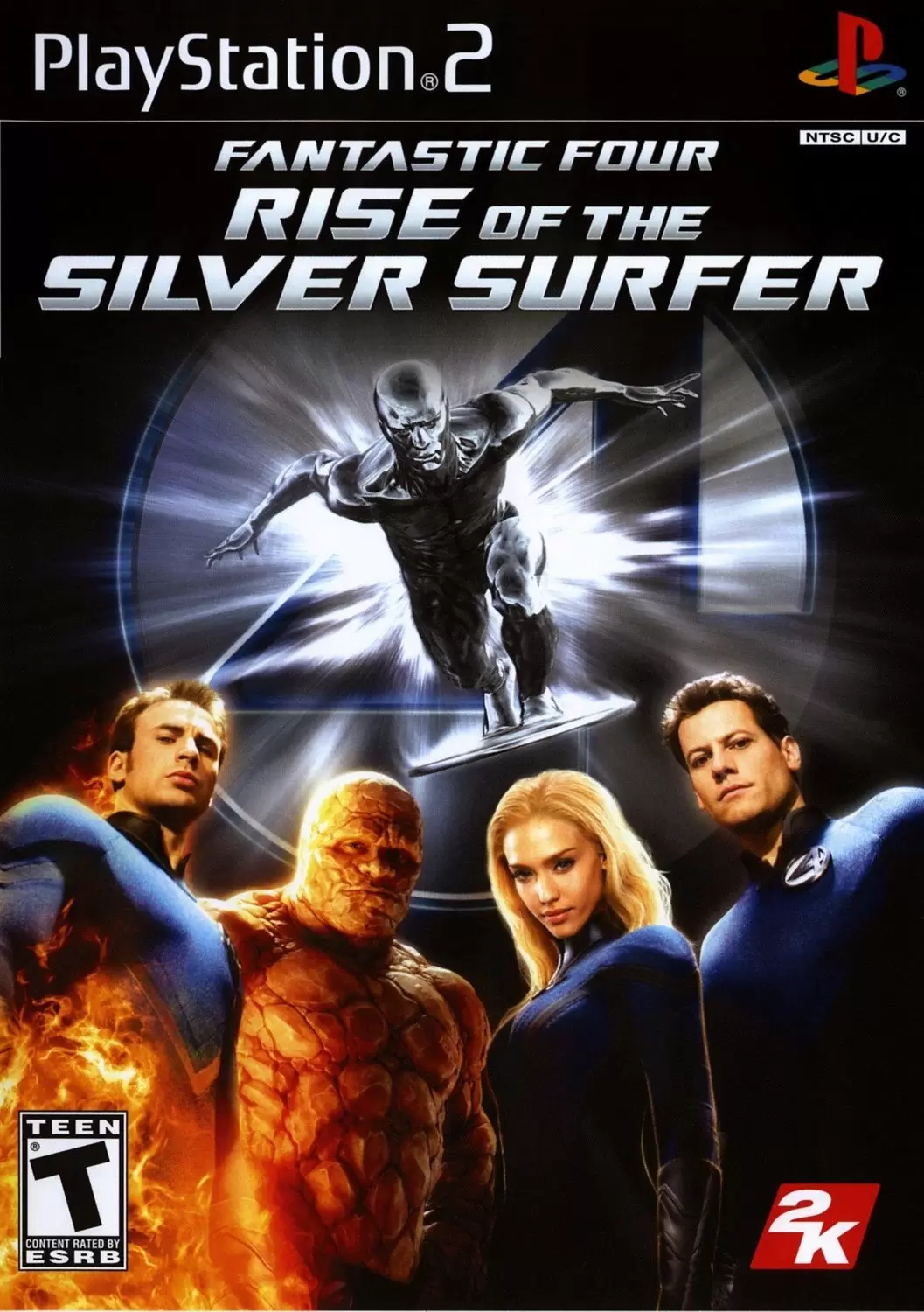 Jeux PS2 - Fantastic Four: Rise of the Silver Surfer