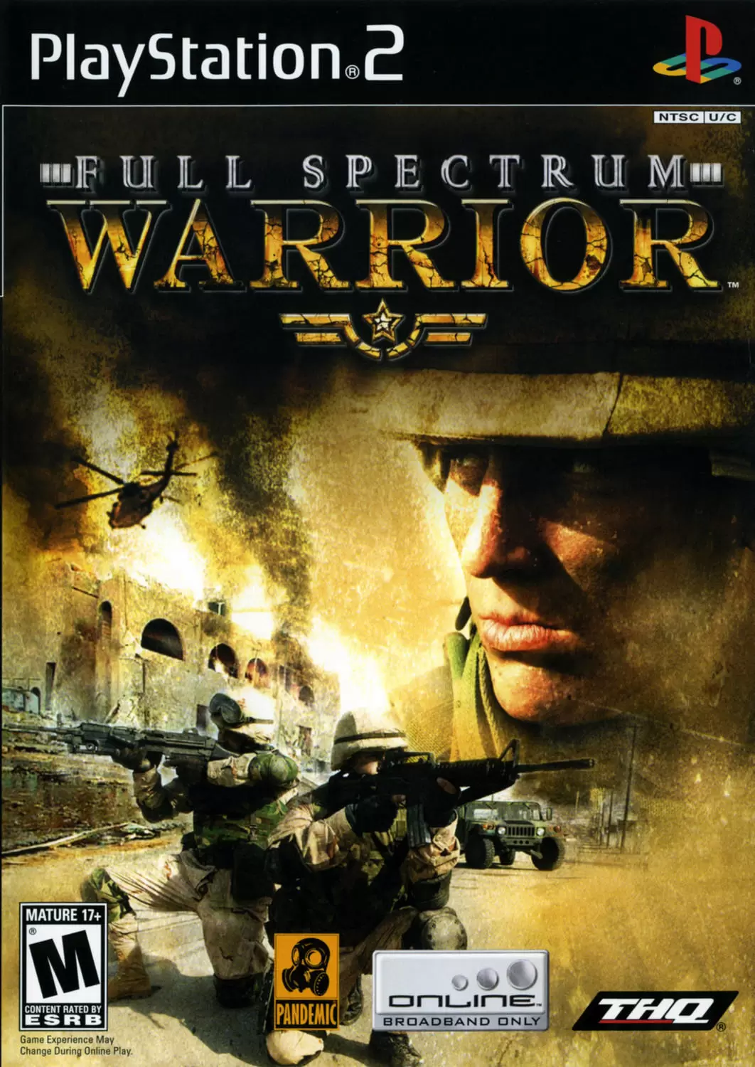 Jeux PS2 - Full Spectrum Warrior
