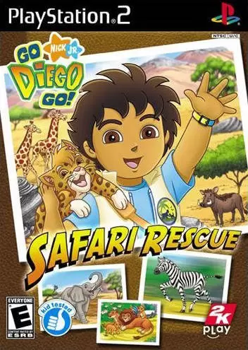 PS2 Games - Go, Diego, Go! Safari Rescue