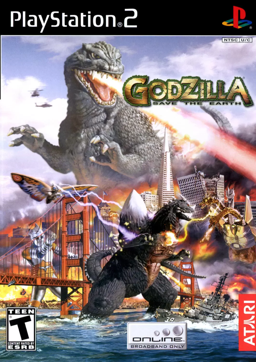 PS2 Games - Godzilla: Save the Earth