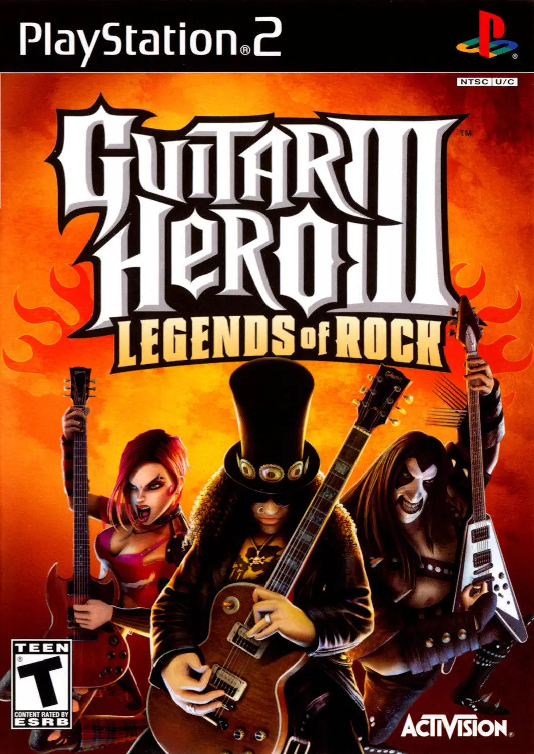 Jeux PS2 - Guitar Hero III: Legends of Rock