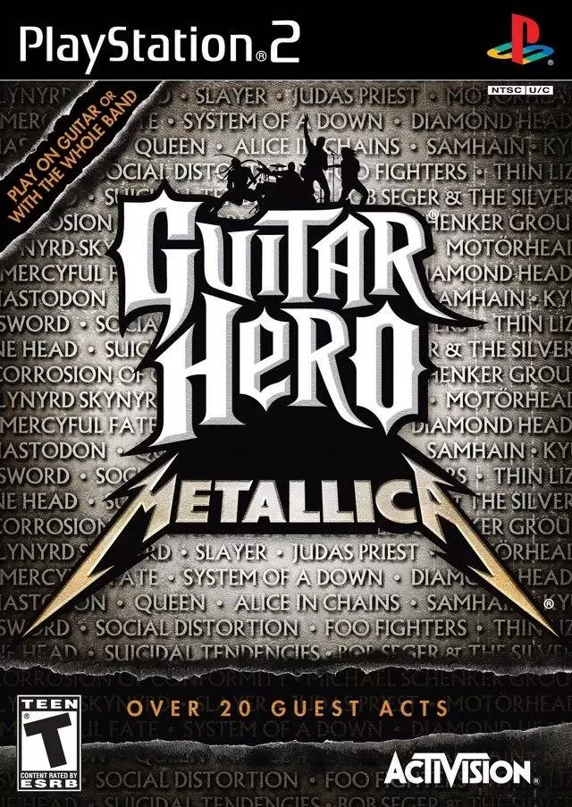 Jeux PS2 - Guitar Hero: Metallica