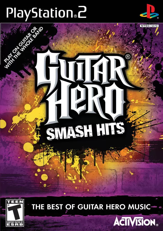 Jeux PS2 - Guitar Hero: Smash Hits