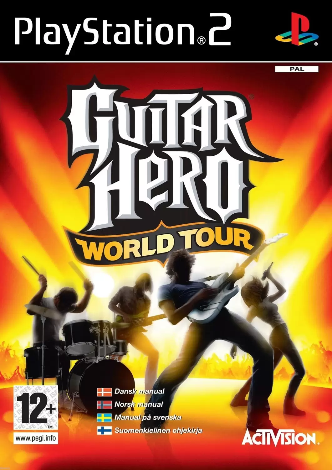 Jeux PS2 - Guitar Hero: World Tour
