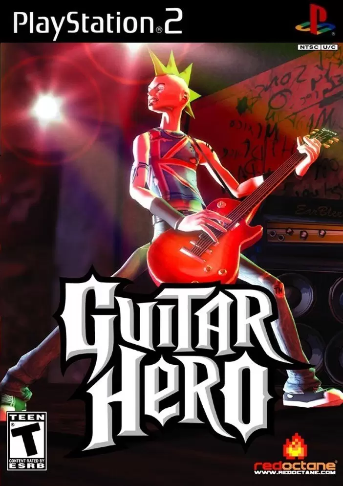 Jeux PS2 - Guitar Hero
