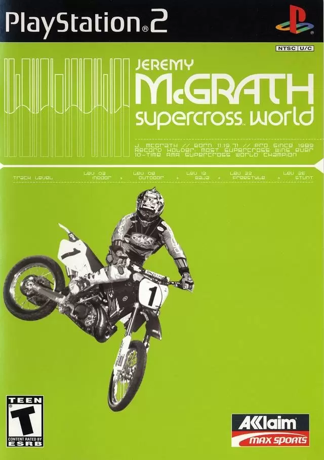 Jeux PS2 - Jeremy McGrath Supercross World