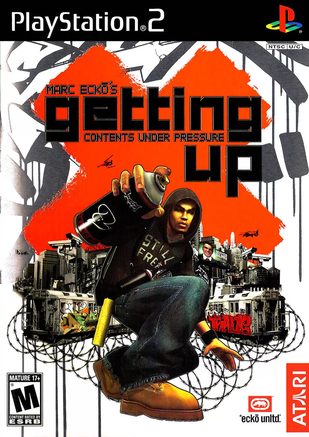 PS2 Games - Marc Ecko\'s Getting Up: Contents Under Pressure