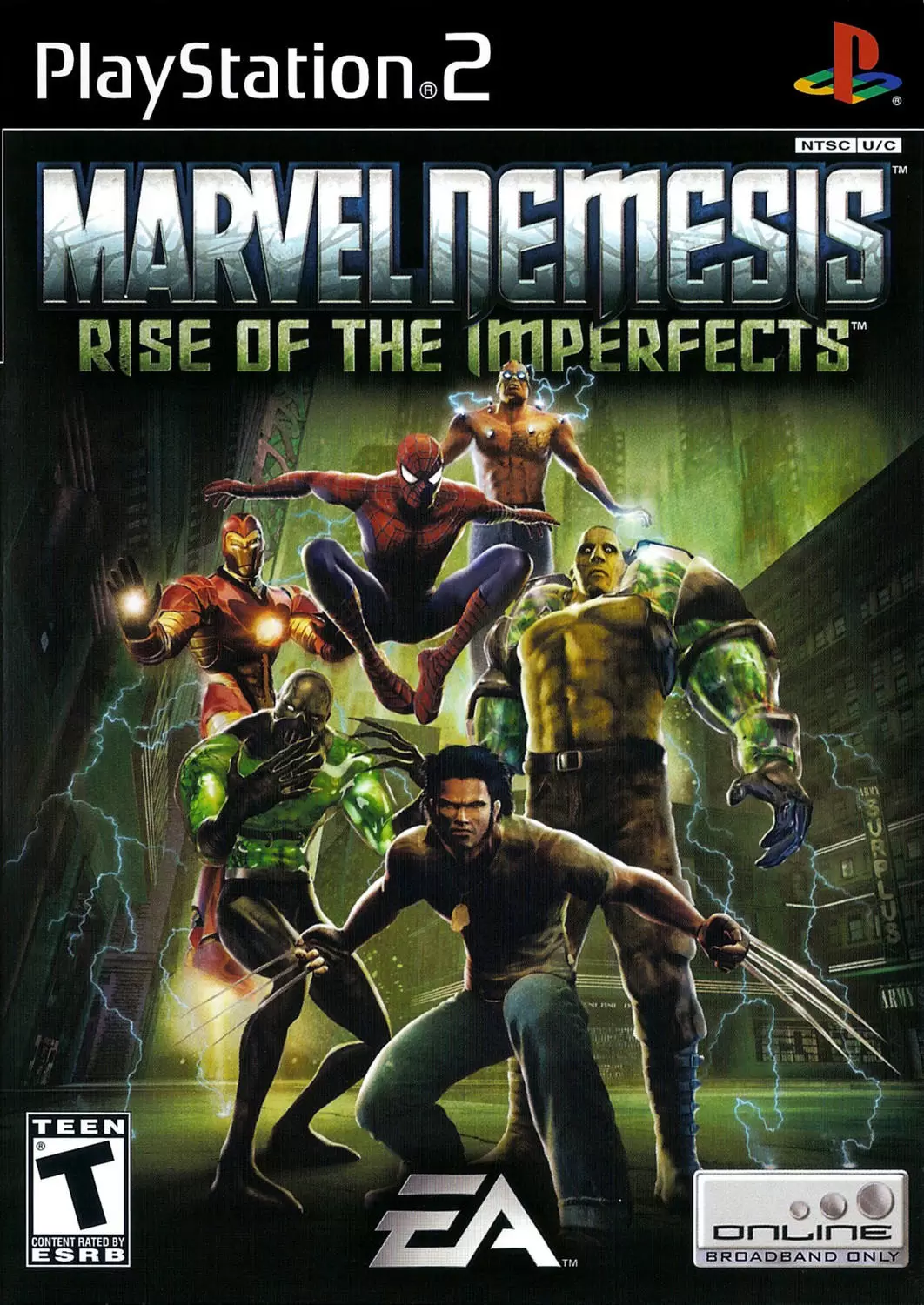 PS2 Games - Marvel Nemesis: Rise of the Imperfects