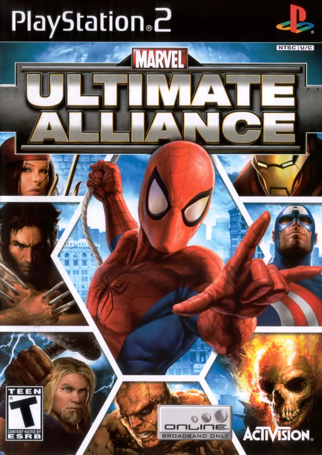 Jeux PS2 - Marvel: Ultimate Alliance