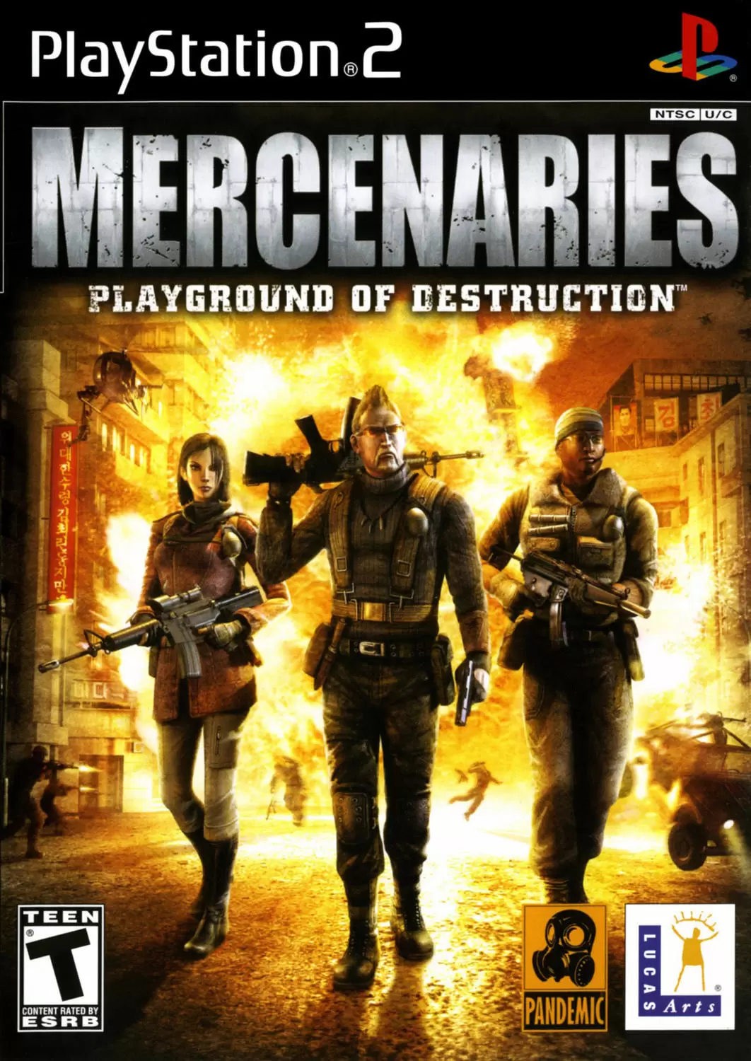 PS2 Games - Mercenaries: Playground of Destruction